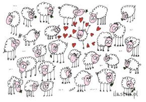Verliebtes Schaf