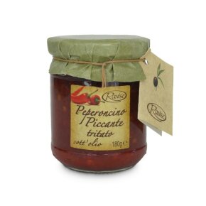 Peperoncino piccante tritato - scharfe, zerkleinerte...