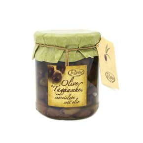 Taggiasca Oliven in Olivenöl - 480 g