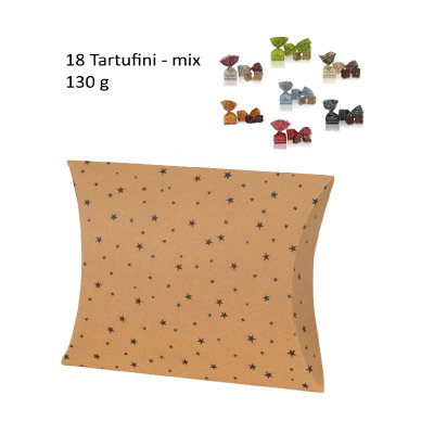 Antica Tartufini-Mix - in Weihnachtsverpackung NATUR-Sterne, 130 g