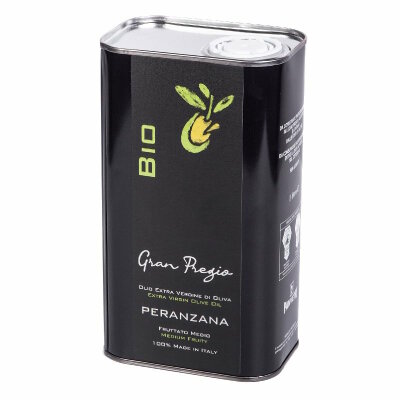 Gran Pregio Peranzana, Olivenöl extra nativ, BIO, 3 Liter - Kanister