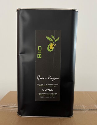 Gran Pregio Cuvée Coratina-Peranzana, Olivenöl extra nativ, BIO, 3 Liter